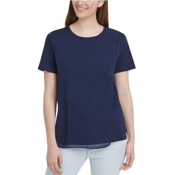 DKNY Ruffled Top - Picture 1 of 2